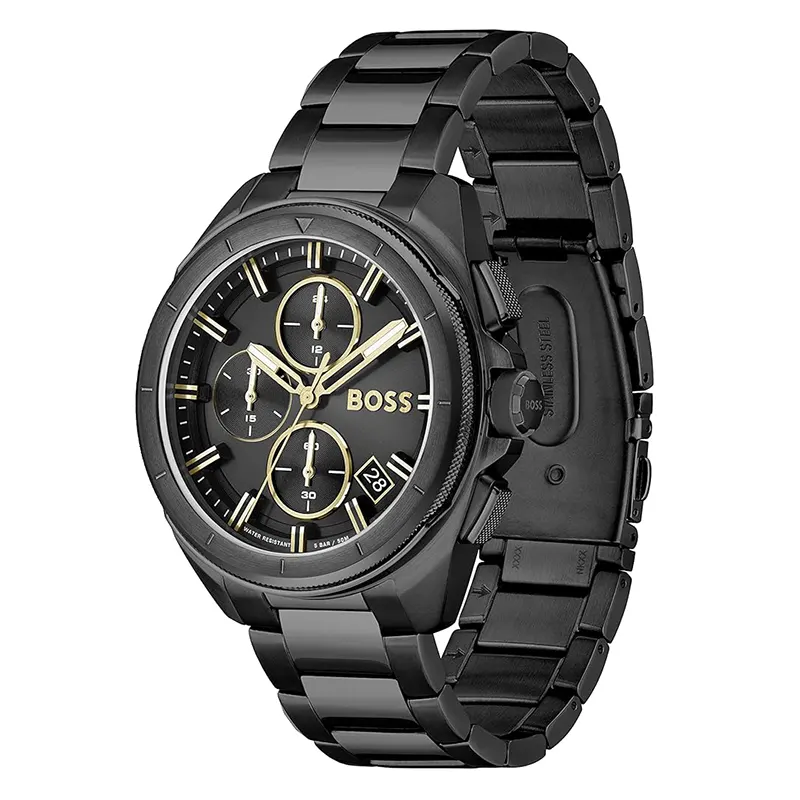 Hugo Boss Volane Chronograph Black Men's Watch- 1513950